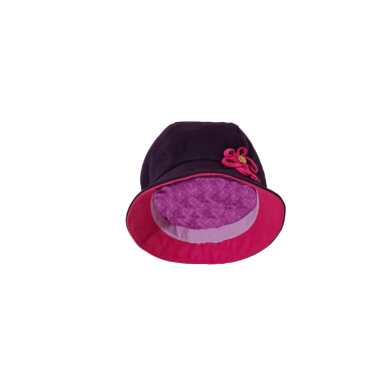Réf: 130 Chapeau Véro de couleur violet et rouge