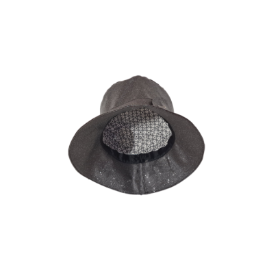 Réf: 517 Chapeau de pluie Morgane gris argenté